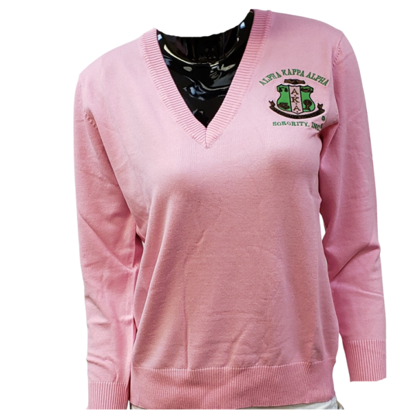 AKA Classic Pull Over Sweater Pink