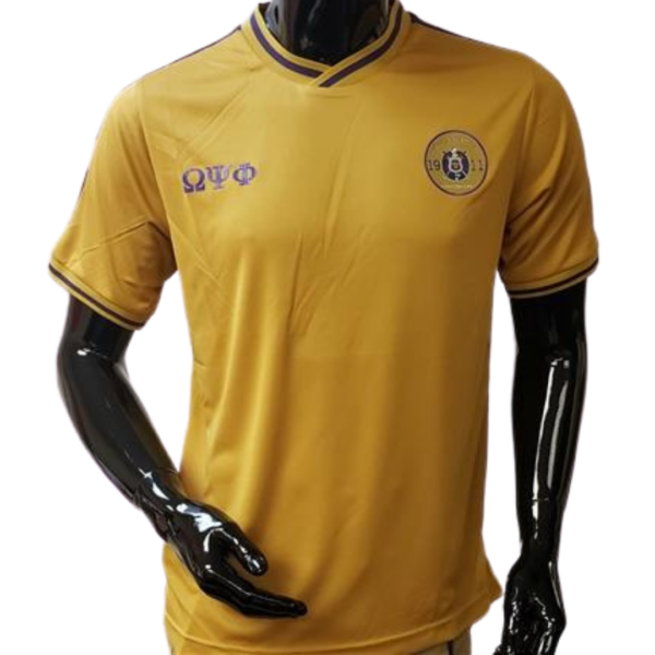 Omega soccer jersey Gold