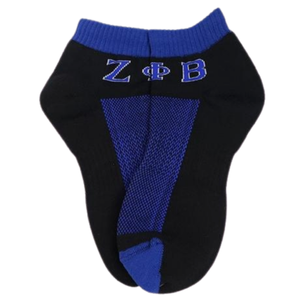 Zeta Ankle Socks - One Size Fits All Black