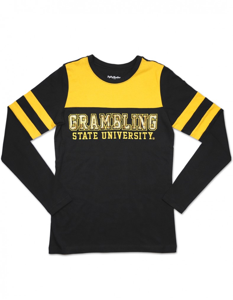 GRAMBLING STATE WOMEN’S LONG SLEEVE TEE BLACK – Vintage the Collection