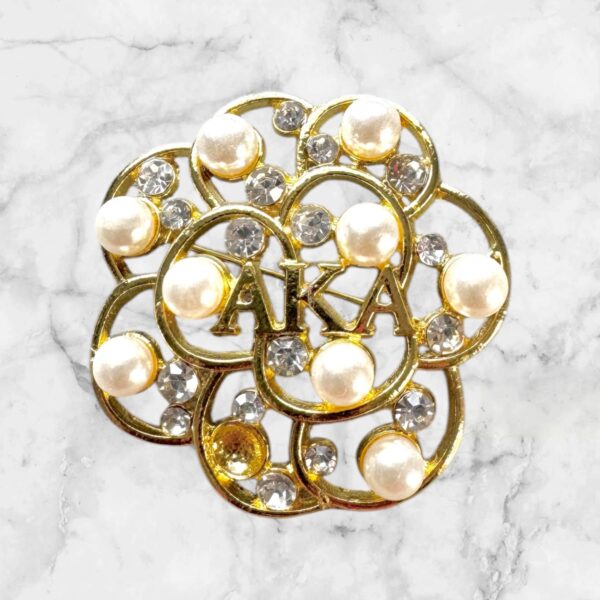 AKA Brooch Pin (Gold)